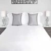 Hotel Luxury Pillow Cases - Housewife Style 53x78cm - 100% Cotton - 400 Thread Count - Pair - White