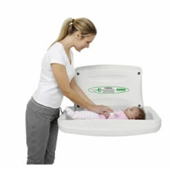 Hotel Wall Mounted Baby Changing Unit - Bolero Foldaway Baby Changing Station - Beige