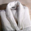 Hotel Bathrobes - Ultra-soft Microfibre - 300gsm - Shawl Collar - White
