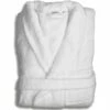 Luxury Towelling Bathrobe - 100% Cotton - 500gsm - White