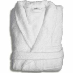 Luxury Towelling Bathrobe - 100% Cotton - 500gsm - White