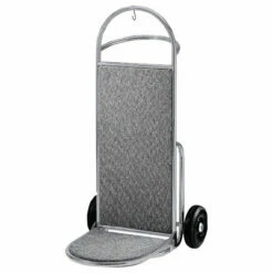 Luggage Trolley - Bolero Luggage Trolley Hand Truck - 1200(h)x595(w)x700(d)mm - Stainless Steel