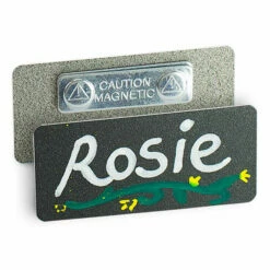 Chalk Custom Name Badges - Metal