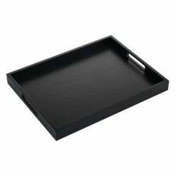 Compact Black Wood Tray - Corby Richmond Compact - 40mm High X 420mm Wide X 320mm Deep - Black