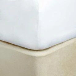 Mitre Essentials Divan Base Wrap - Faux Suede Finish - Oatmeal