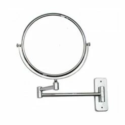 Bathroom Mirror - Vanity / Shaving - Wall Mounted - Double Arm - Double Sided - Chrome Finish