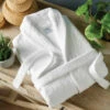 Eco-friendly Bathrobe - Mitre Eco - 100% Organic Cotton - 400gsm - White