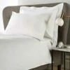 Hotel Eco Organic Pillow Cases - Housewife Style 52x78cm -100% Organic Cotton - 200tc - Pair - White