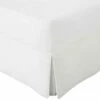 Valance - 200tc Luxury 100% Egyptian Cotton Percale - Fitted Sheet Valance - White