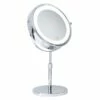 Bathroom Mirror - Corby Winchester Free Standing Illuminated - Double Side - Chrome - Case Of 6