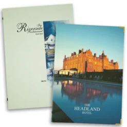 Guest Room Folders - Full Colour - Tag Fixing - A4 Size