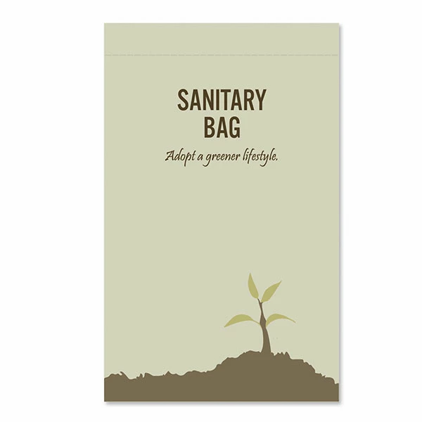 Greener Lifestyle Collection Hotel Amenities - Sanitary Bag - 50 Per Case
