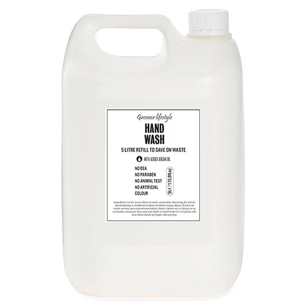 Greener Lifestyle Collection Hotel Toiletries - 5 Litre Refill Luxury Hand Wash - 2 Per Case