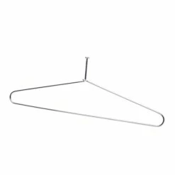 Hotel Anti-theft Chrome Plated Steel Coat Hangers - 50 Per Case - Chrome
