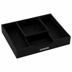 Hotel Hospitality Welcome Tray - Corby Kensington Ingredients/sachet Holder - Black - Case Of 5