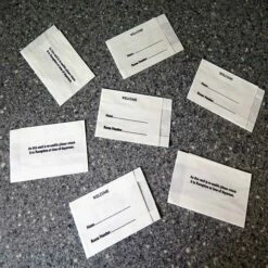 Hotel Key Card Envelopes - 60mm X 95mm - White