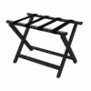 Corby York Folding Wooden Luggage Rack - Black Finish