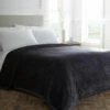 Hotel Blanket - Luxury Fleece Hotel Blanket - 100% Polyester - Grey