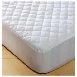 Quilted Polyester Mattress Protector - Microfibre Top - Fully Fitted
