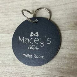 Metal Engraved Round Key Tag