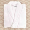 Microfibre Bathrobe - Mitre Vienna - 100% Polyester - 300gsm - Shawl Collar - White