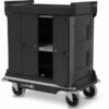 Numatic Nukeeper Housekeeping Laundry Trolley - Lockable Twin Doors