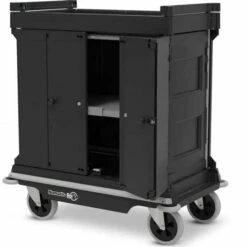 Numatic Nukeeper Housekeeping Laundry Trolley - Lockable Twin Doors