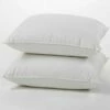 Hotel Pillow - Mitre Jemima - Natural Duck Feather And Down Pillow - 900g - Soft Support - White