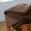 Blankets - Polar Fleece Hotel Blanket - 330gsm - Chocolate