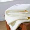 Blankets - Polar Fleece Hotel Blanket - 330gsm - Cream