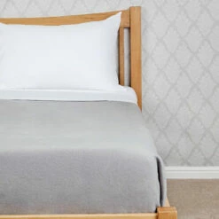 Polyester Comfort Fleece Blanket - 450gsm - Grey