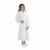 Pure Cotton Towelling Bathrobe - Mitre Verona - Large Size - White