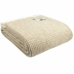 Hotel Throw - Pure New Wool - 140x240cm - Oatmeal