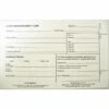 Guest Registration Card - White Card Printed In Black Text