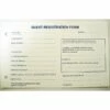 Guest Registration Form - Style A - 200x130mm (8x5 Inches)