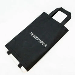Newspaper Bag - Standard - Reusable- Washable - 36x18cm - Black - Case Of 20