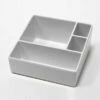 Sachet Holder/ Presentation Tray - Melamine - Four Compartments- Ivory