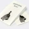 Hotel Sanitary Disposal Bags - Crinoline Lady - Paper - 1000 Per Case - White
