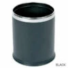 Smart Bins - Hotel Bedroom Bin - 10 Litre - Black With Chrome Rim