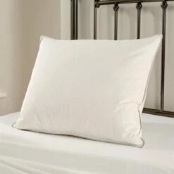 Hotel Pillow - Mitre Luxury Microfibre Filling - 1200g 48x74cm - Soft Support - White
