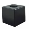 Tissue Box - Corby Devon Cube Tissue Box Cover - Black - Case Of 6