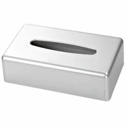 Hotel Tissue Box Cover - Corby Devon Rectangular - Chrome Finish - Case Of 6