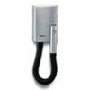 Valera Hotello Hotel Bathroom Hair Dryer - 1200watt - IP34 Rated - Suitable For Zone 2 - Silver