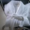Hotel Bathrobes - Velour And Terry Towelling - 420gsm - Shawl Collar - White