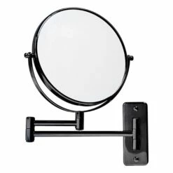 Bathroom Mirror - Corby Winchester - Wall Mounted - Double Arm - Double Sided - Black Finish