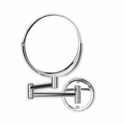 Bathroom Mirror - Northmace Wall Mounted Guest Mirror - Double Sided - 3x Magnifying - Chrome