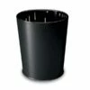 Black Waste Paper Bin - Hotel Bedroom Bin - Northmace Classic Design - 11 Litres - Case Of 5 - Black